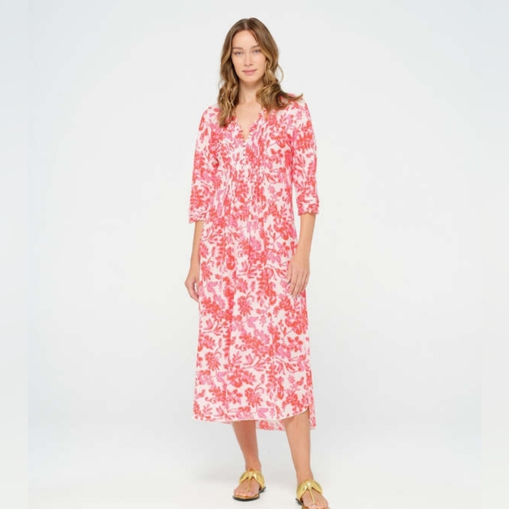 Oneseason Long Poppy Dress Caftan Sz XS